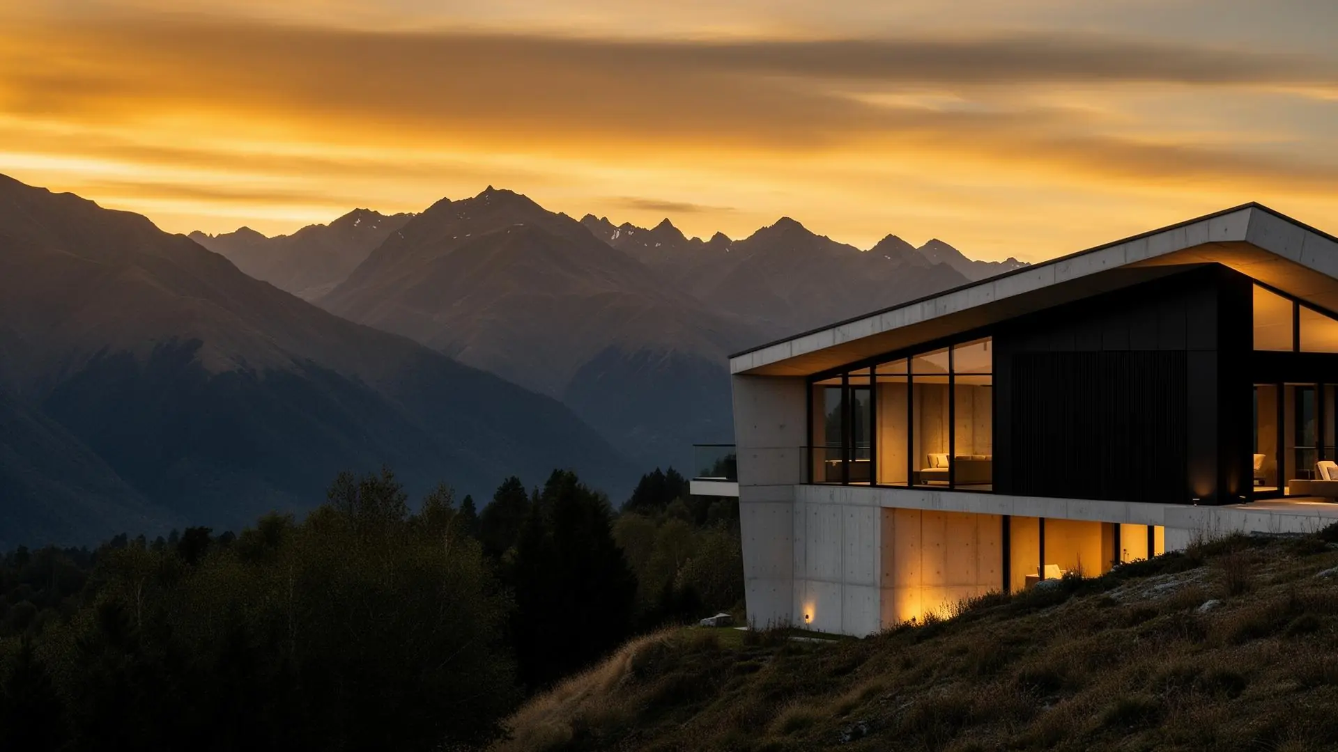 Modern New Zealand home with Expol polystyrene insulation installation at golden hour
