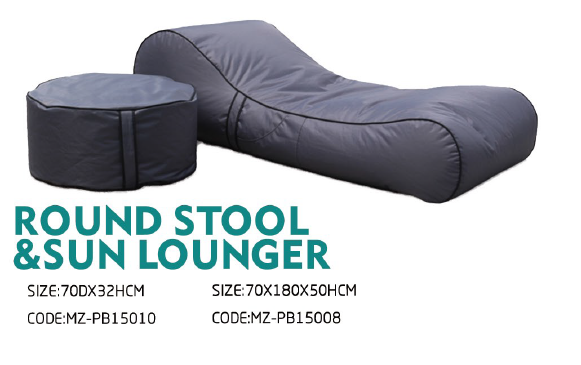 Round Stool & Sun Lounger