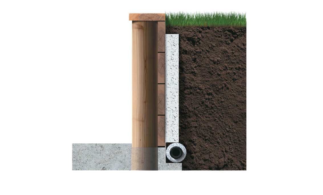 EXPOL QuickDrain - No scoria drainage solution with recycled content