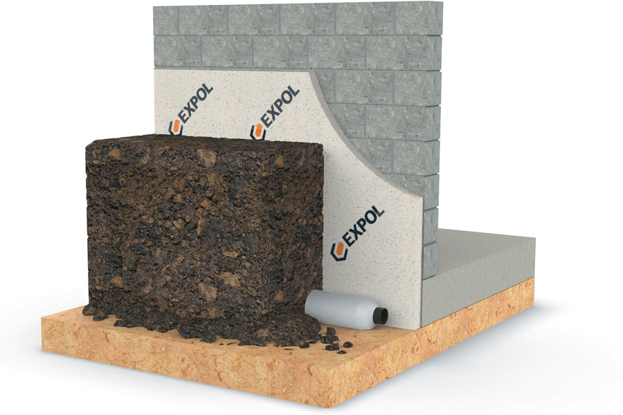 EXPOL StyroDrain - 100% recycled drainage solution